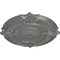 Ekena Millwork Attica Acanthus Leaf Ceiling Medallion (Fits Canopies up to 4 5/8"), 53 1/2"OD x 3 1/2"P, Silver CM53ATSLS - alternate 3